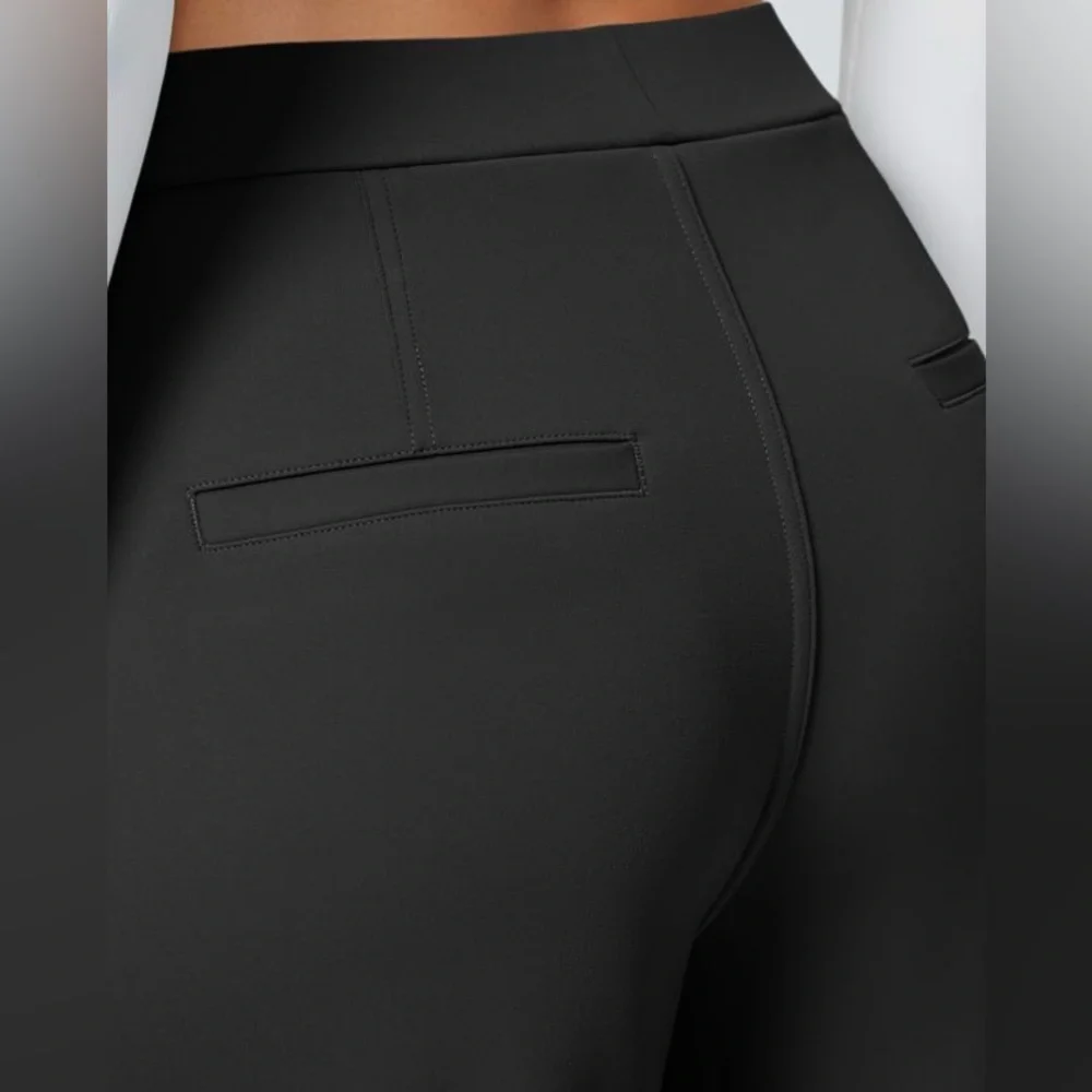 NWOT Halara Black Straight Leg, High Waisted Dress Pants‎ XL Regular